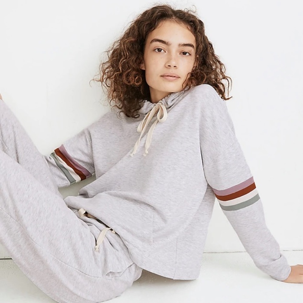 Madewell Superbrushed Easygoing Hoodie Sweatshirt